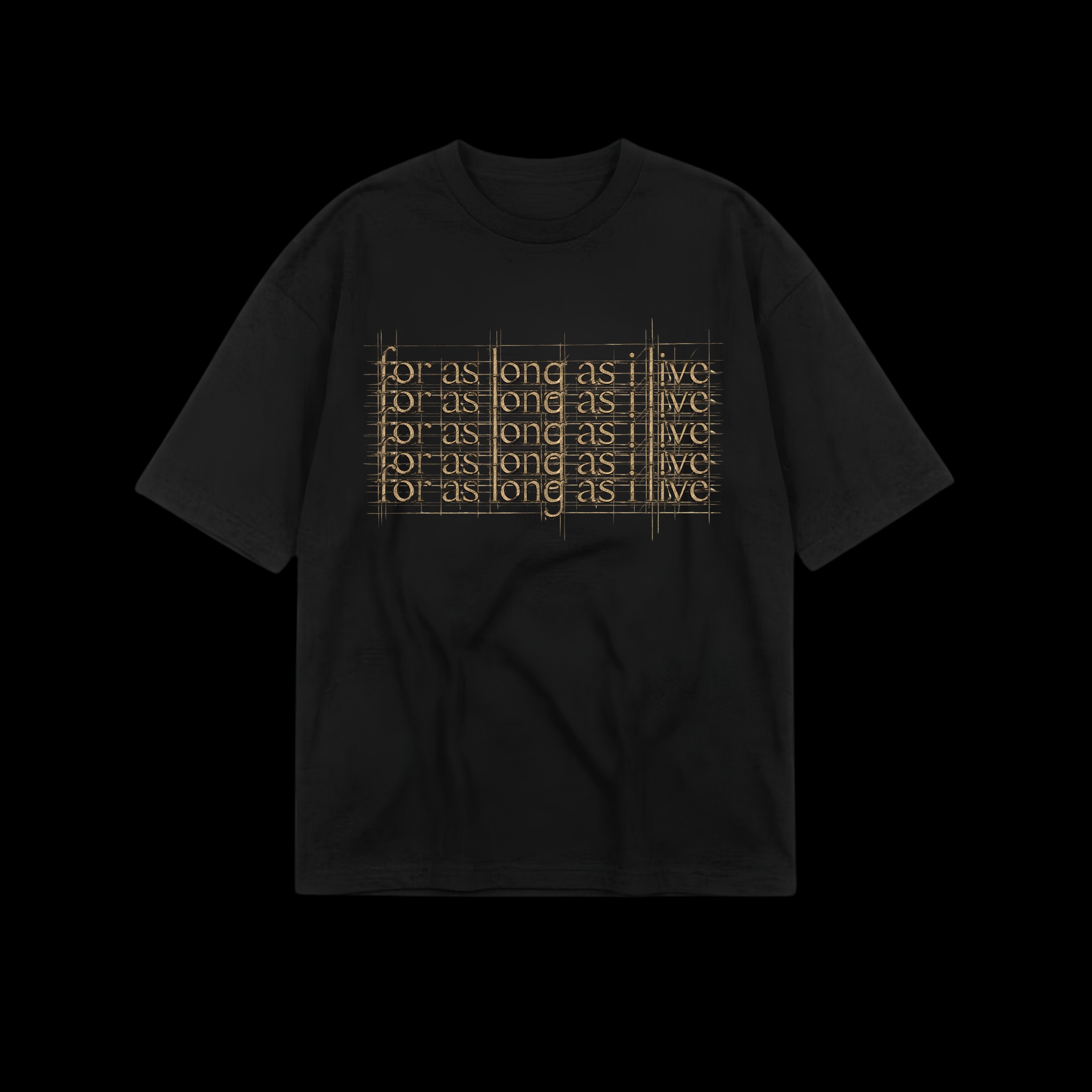 Y2K Sands of Time Layered Gothic Heavyweight Short Sleeve Tee