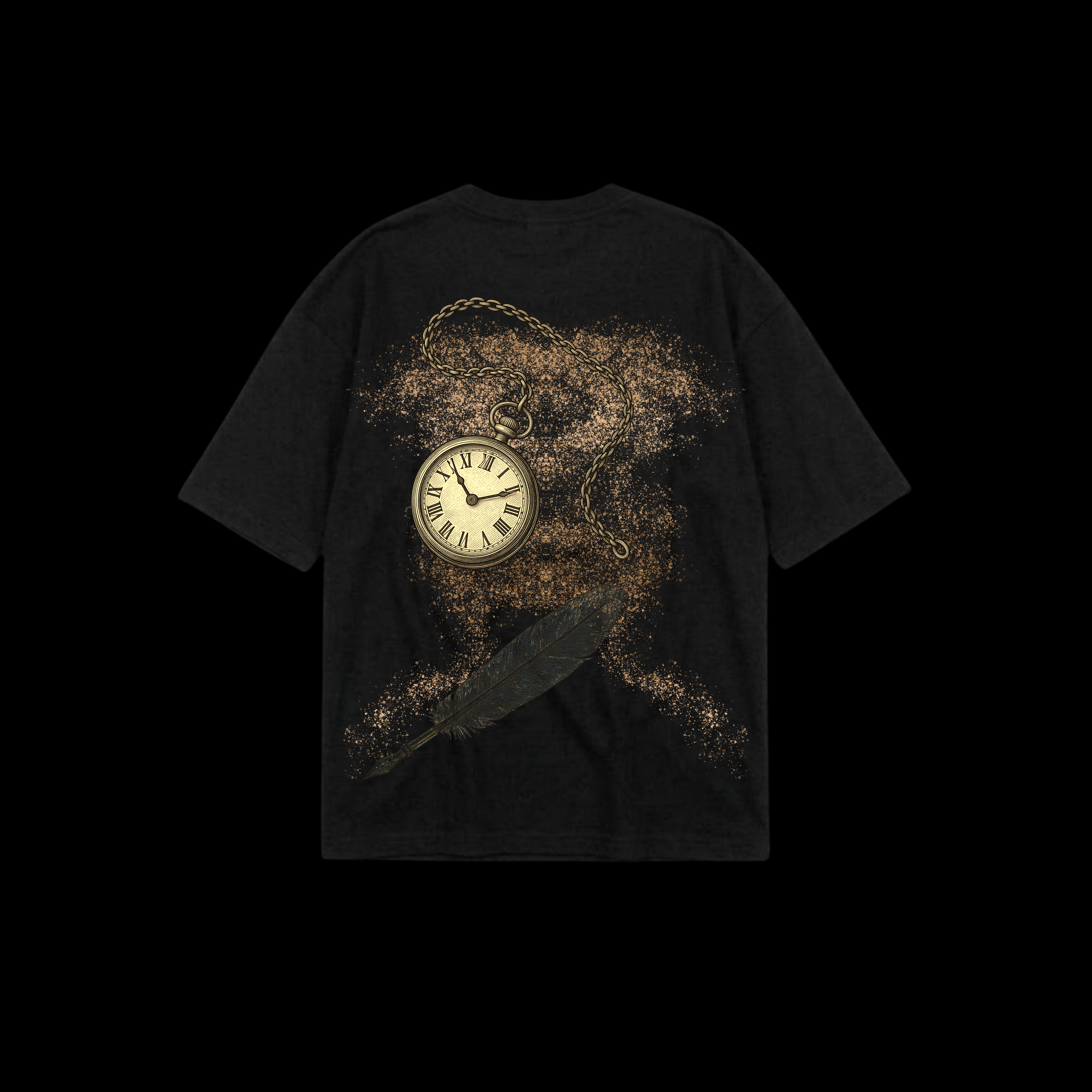 Y2K Sands of Time Layered Gothic Heavyweight Short Sleeve Tee