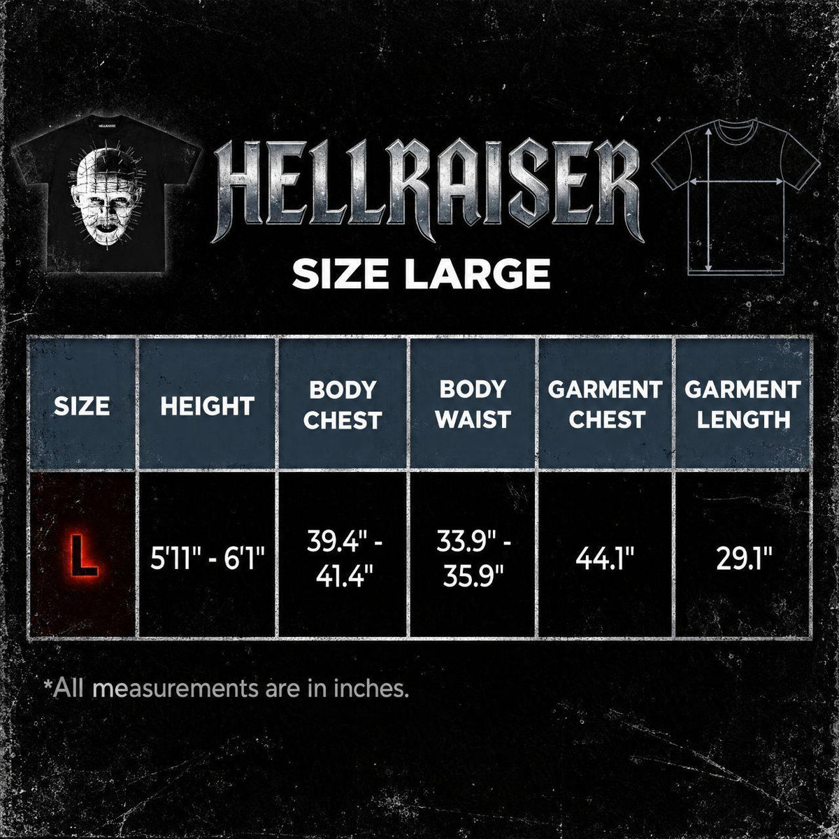 ERISCE CIRE "Hellraiser V3" Pinhead Tee + Supreme Keychain Bundle