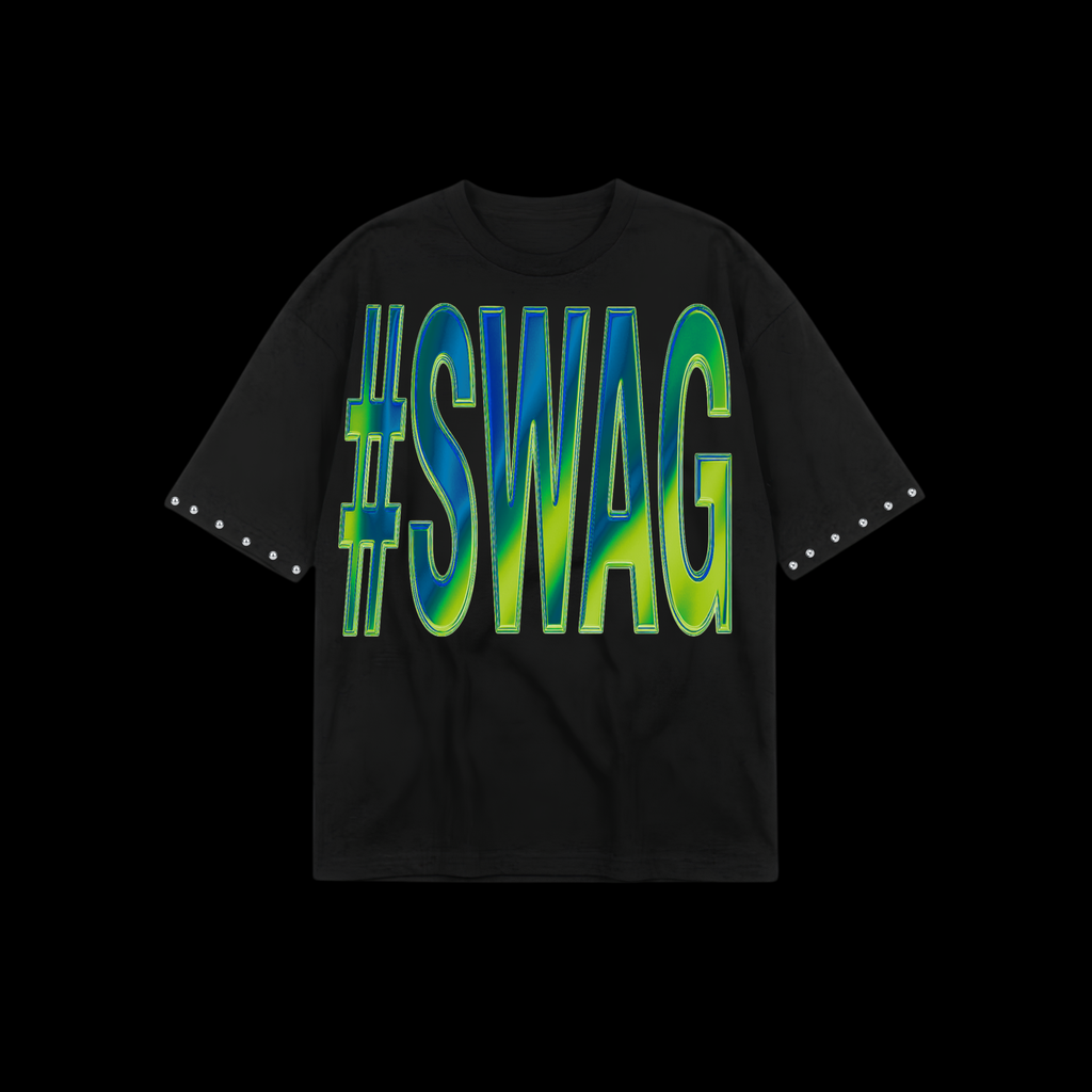The "#SWAG" Liquid Metal Heavyweight Tee