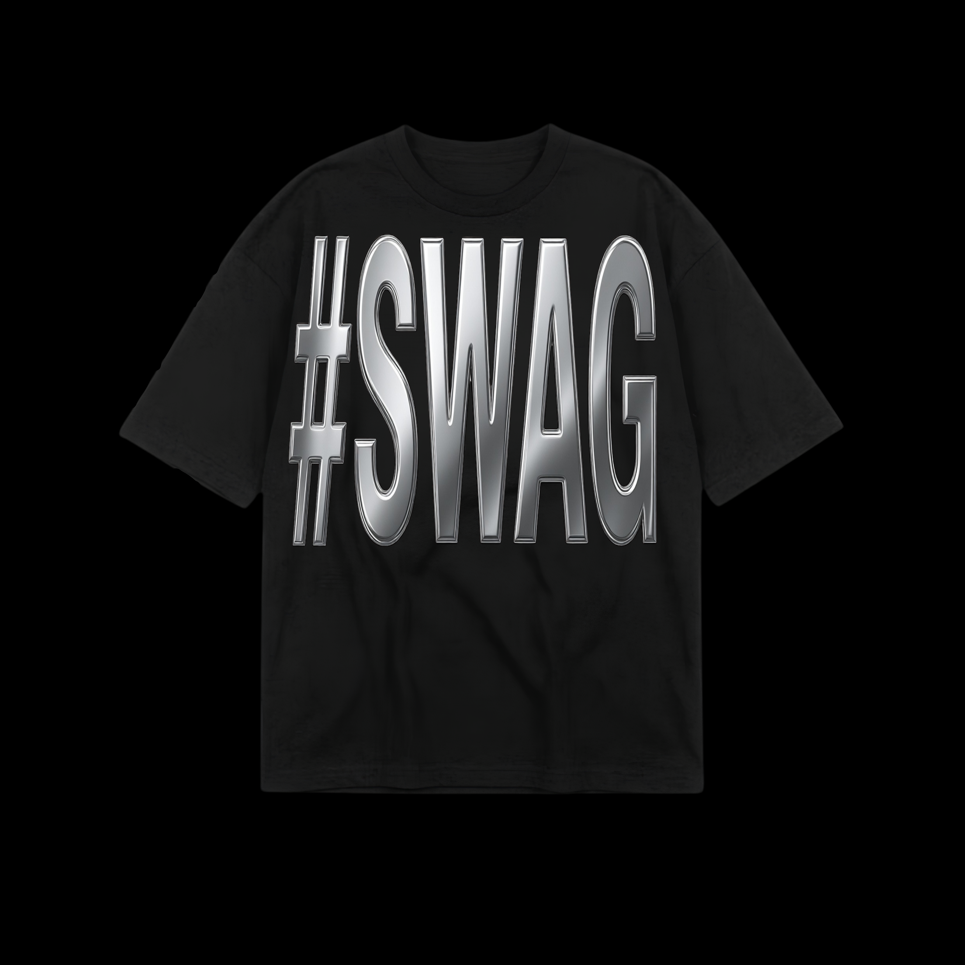 The "#SWAG" Liquid Metal Heavyweight Tee