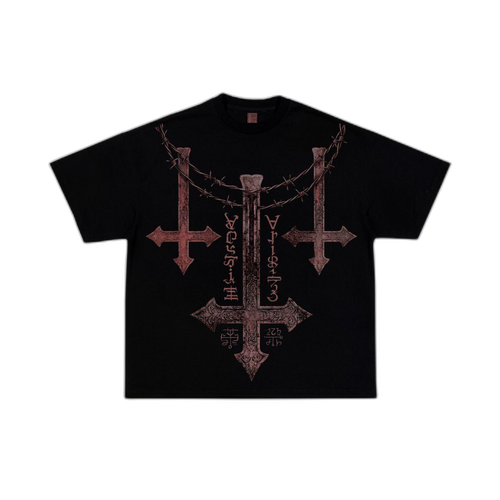 ERISCE CIRE Cathedral of Thorns Graphic Tee - front flat lay, transparent background