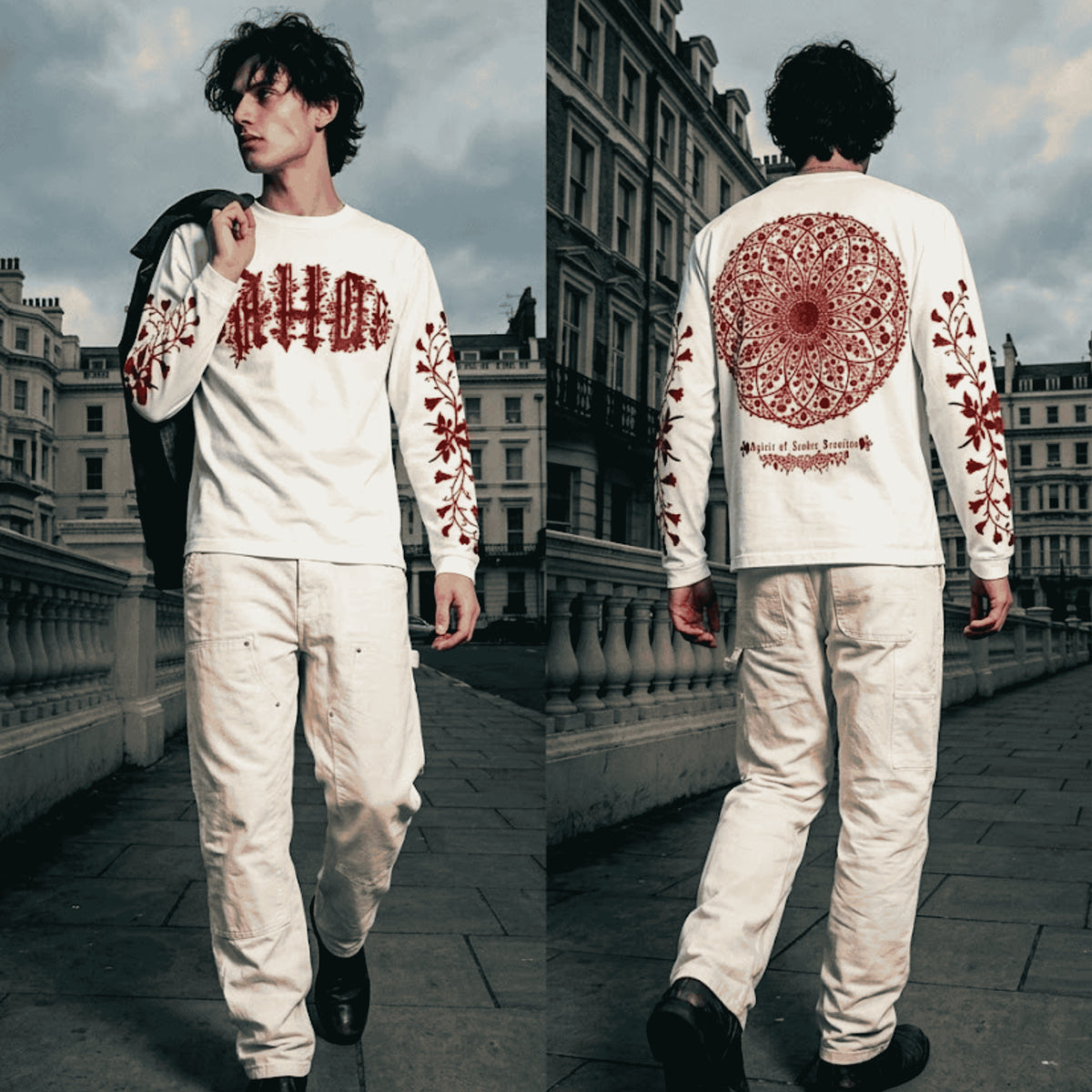 ERISCE CIRE Crimson SALLOS Longsleeve - model shot