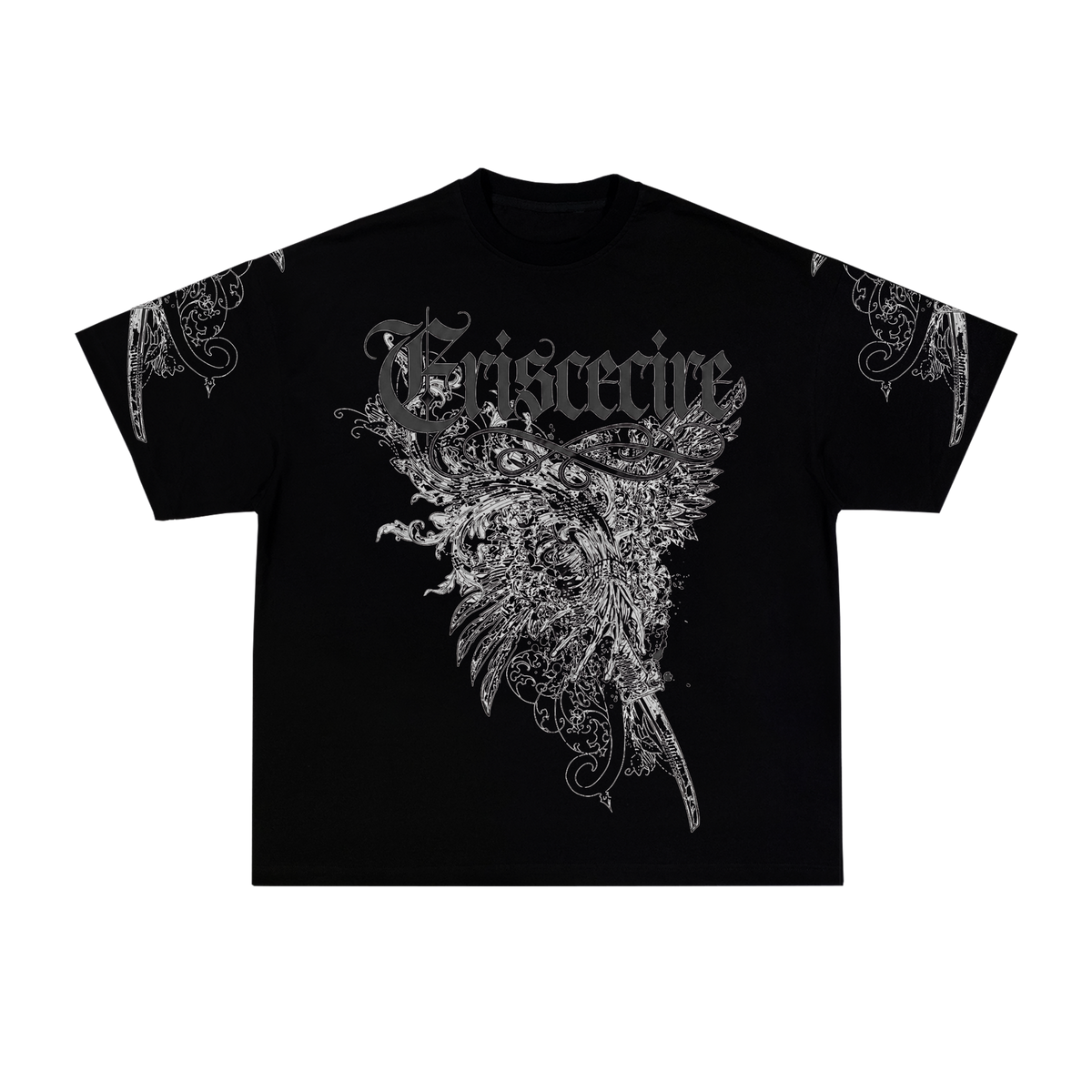 ERISCE CIRE Grunge Heraldry Tee - product shot