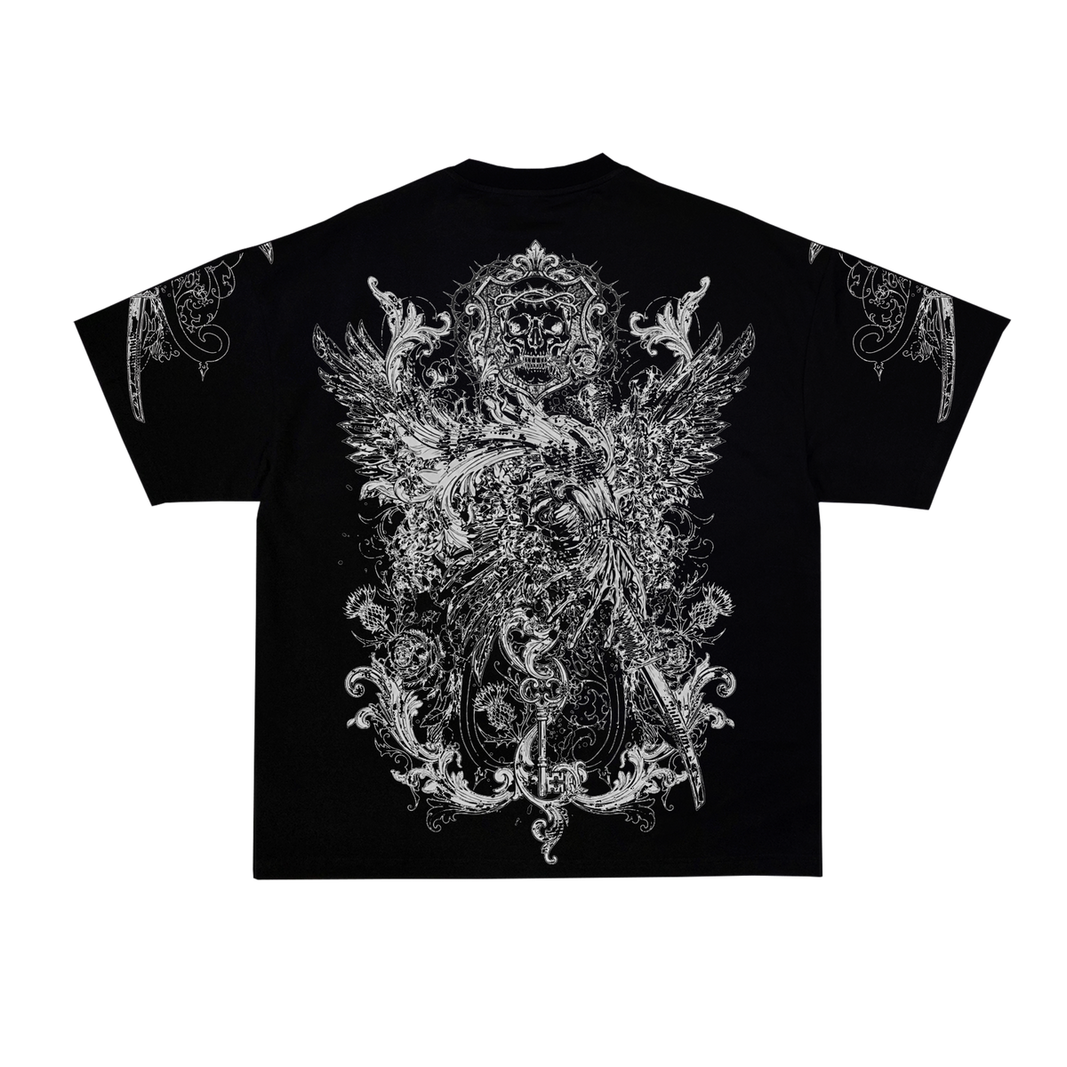 ERISCE CIRE Grunge Heraldry Tee - product shot