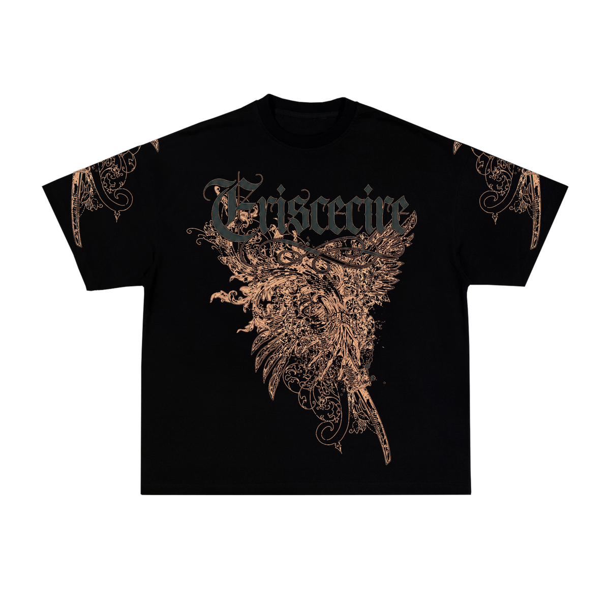 ERISCE CIRE Grunge Heraldry Tee - product shot