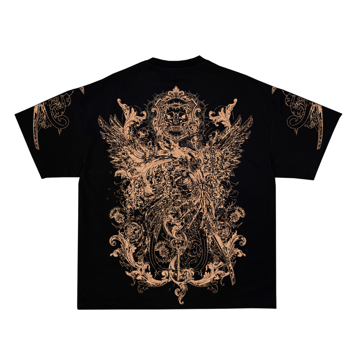 ERISCE CIRE Grunge Heraldry Tee - product shot