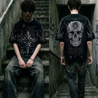 ERISCE CIRE Memento Mori Oversized Tee - model shot