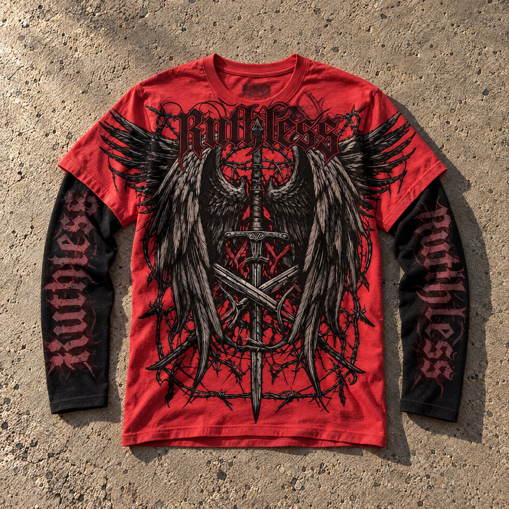 ERISCE CIRE RUTHLESS Layered Longsleeve - product shot