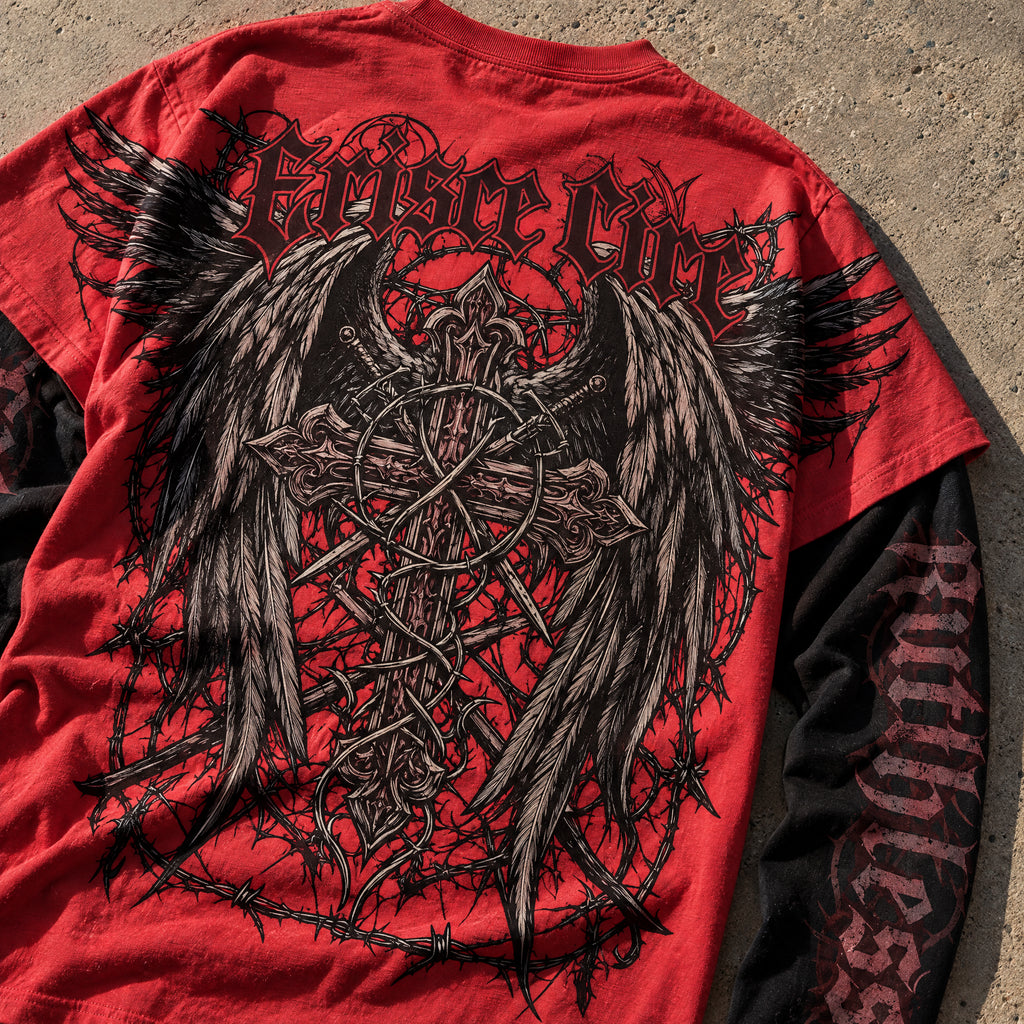 ERISCE CIRE RUTHLESS Layered Longsleeve - product shot
