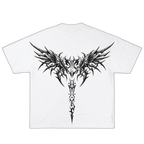 ERISCE CIRE Silence V2 Heavyweight Tee - back flat lay, transparent background