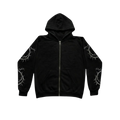 ERISCE CIRE Thorn Mandala Zip-Up Hoodie - model shot