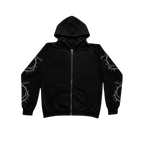 ERISCE CIRE Thorn Mandala Zip-Up Hoodie - model shot