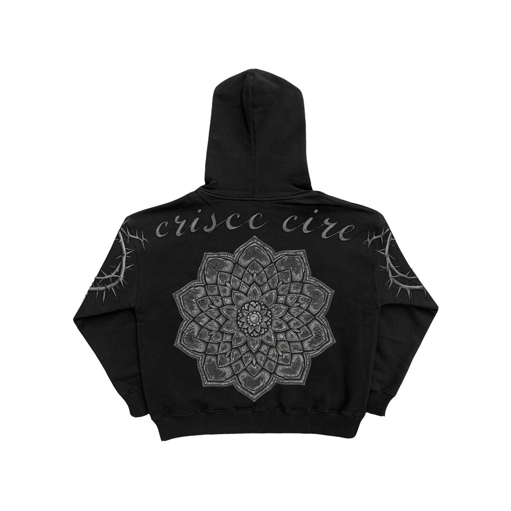 ERISCE CIRE Thorn Mandala Zip-Up Hoodie - product shot