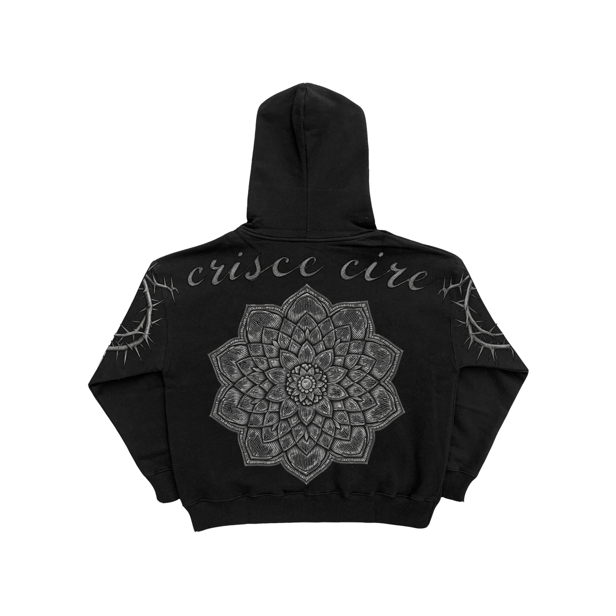 ERISCE CIRE Thorn Mandala Zip-Up Hoodie - product shot