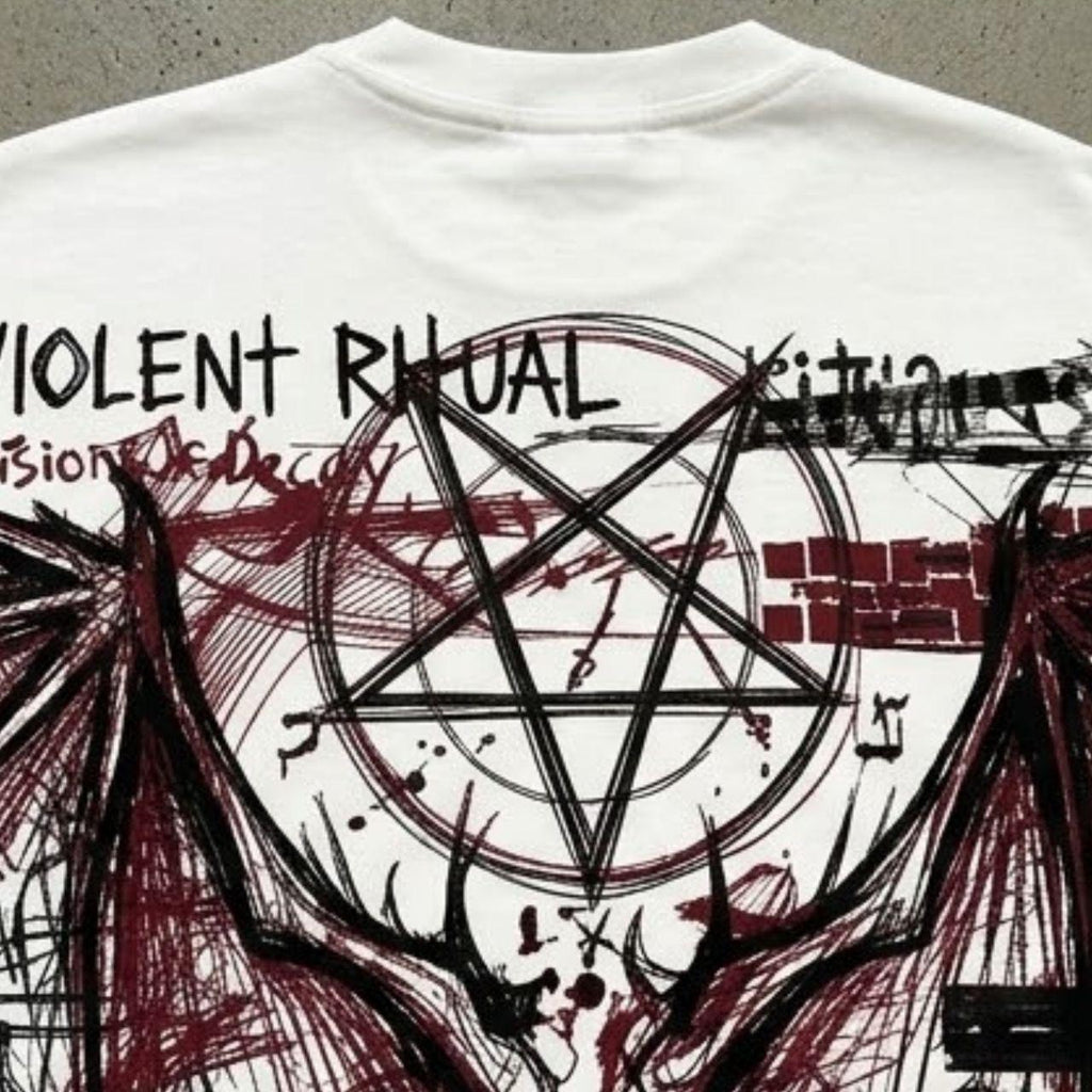 ERISCE CIRE Violent Ritual Graphic Tee - graphic detail