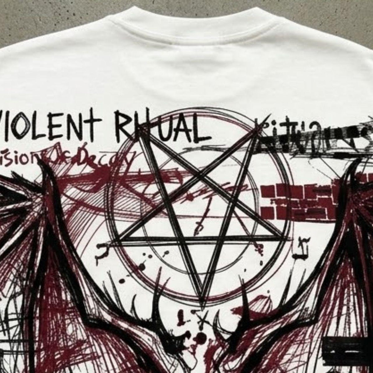 ERISCE CIRE Violent Ritual Graphic Tee - graphic detail