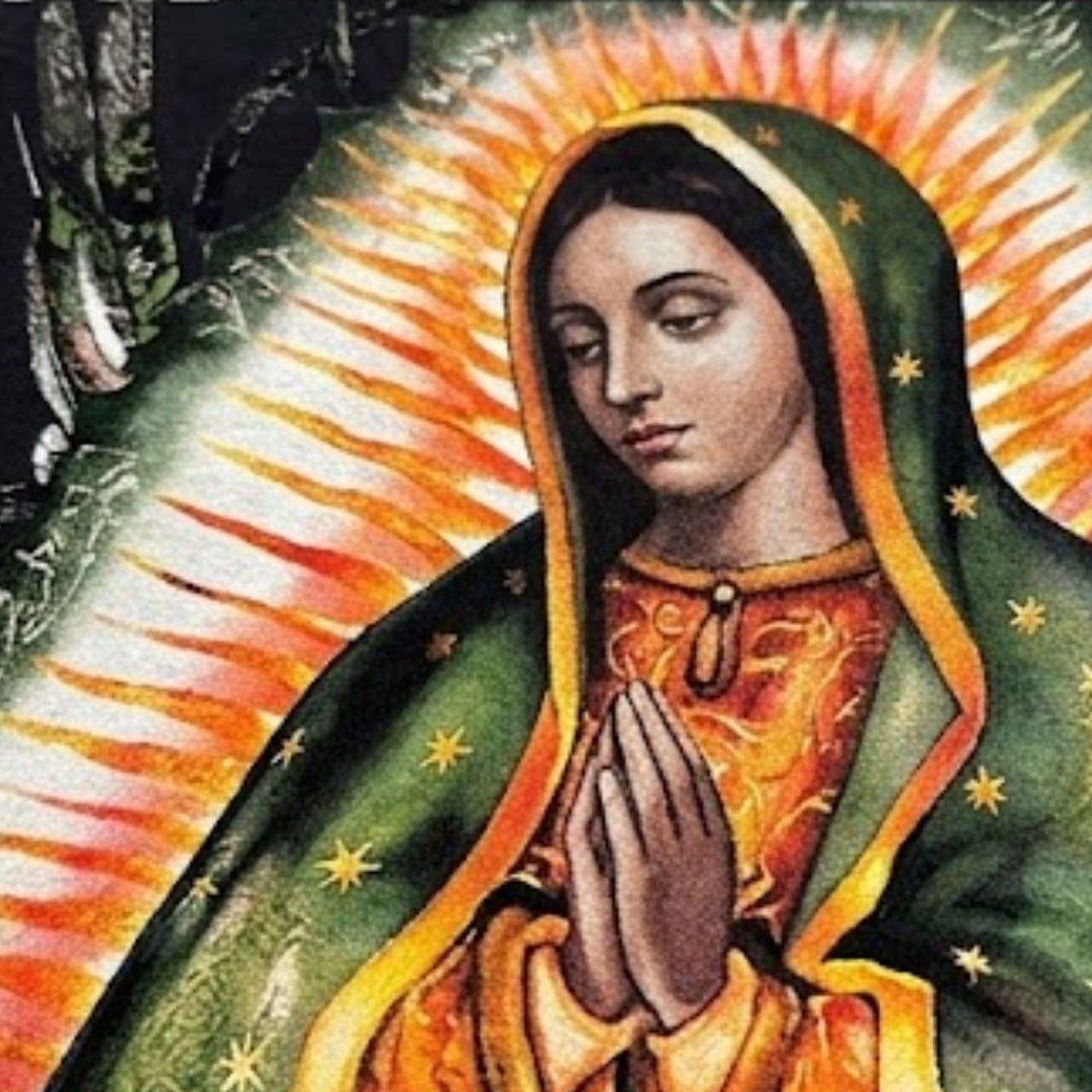 ERISCE CIRE Virgen de Guadalupe Graphic Tee - graphic detail
