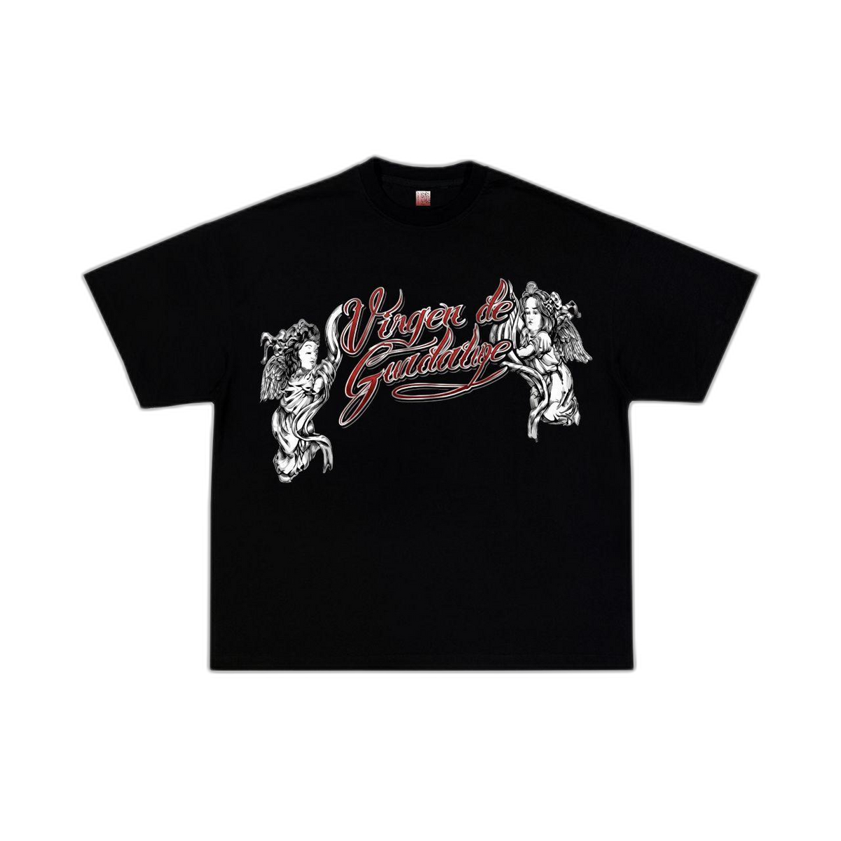 ERISCE CIRE Virgen de Guadalupe Graphic Tee - front flat lay, transparent background